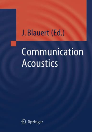 Image of - Communication Acoustics | Hardcover