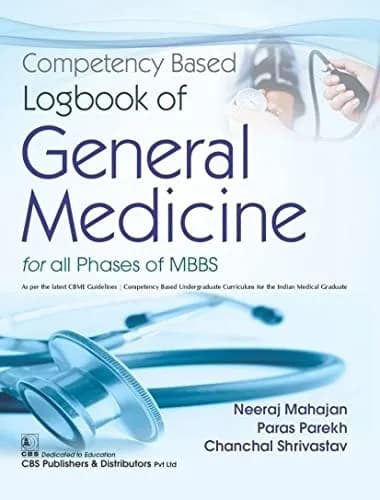Image of - Competency Based Logbook Of General Medicine For All Phases Of Mbbs | Paperback