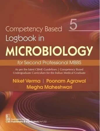 Image of - Competency Based Logbook In Microbiology 5 For Second Professional MBBS | Paperback