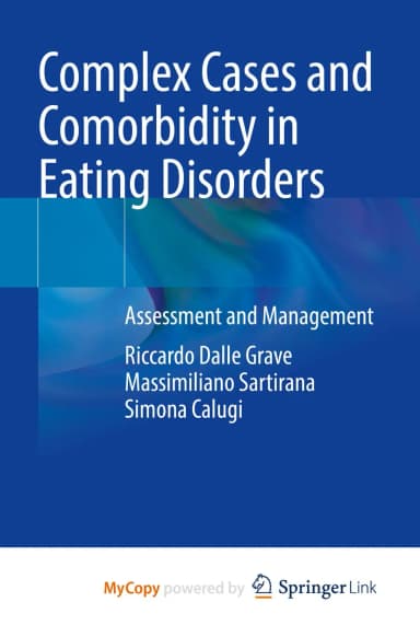Image of - Complex Cases And Comorbidity In Eating Disorders Assessment And Management | Paperback