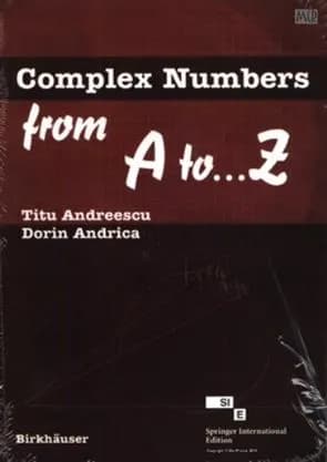 Image of - Complex Numbers From A To Z | international Edition | Paperback