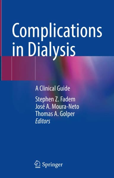 Image of - Complications In Dialysis A Clinical Guide | Hardcover