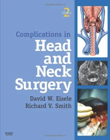 Image of - Complications in Head and Neck Surgery | With CD | 2nd Edition | Hardcover