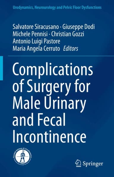 Image of - Complications of Surgery for Male Urinary and Fecal Incontinence | Hardcover