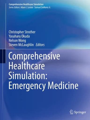 Image of - Comprehensive Healthcare Simulation Emergency Medicine | Paperback