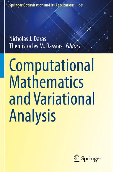 Image of - Computational Mathematics And Variational Analysis | Paperback