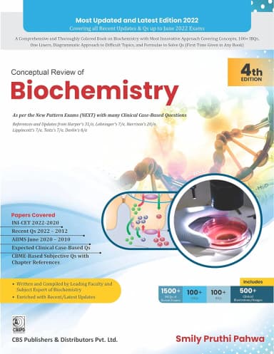Image of - Conceptual Review Of Biochemistry 4th Edition | Paperback