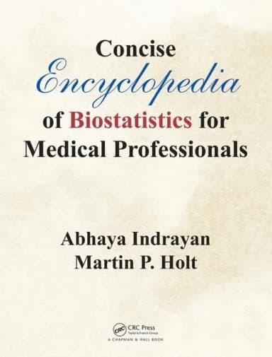 Image of - Concise Encyclopedia of Biostatistics for Medical Professionals | Hardcover