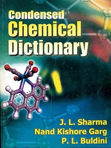 Image of - Condensed Chemical Dictionary | Hardcover