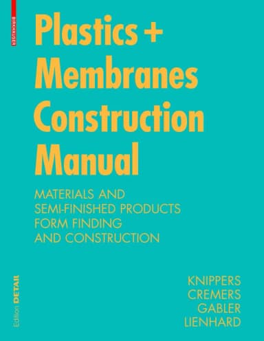 Image of - Construction Manual for Polymers + Membranes | Paperback