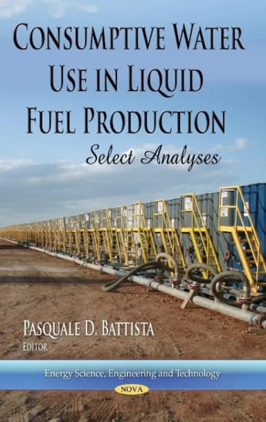 Image of - Consumptive Water Use in Liquid Fuel Production | Hardcover