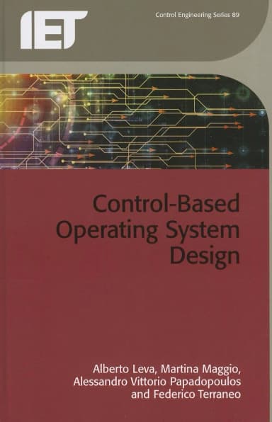 Image of - Control-Based Oparating System Design | Hardcover