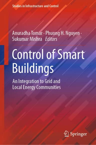 Image of - Control Of Smart Buildings An Integration To Grid And Local Energy Communities | Hardcover