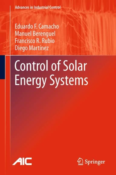 Image of - Control of Solar Energy Systems | Hardcover