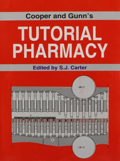 Image of - Cooper and Gunn's Tutorial Pharmacy | 6th Edition