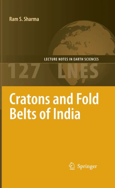 Image of - Cratons And Fold Belts Of India | Paperback