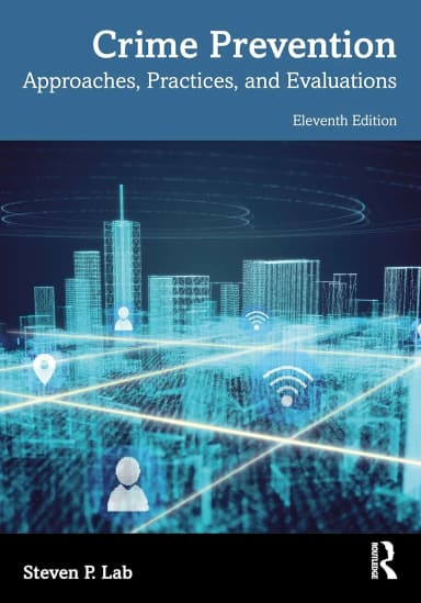 Image of - Crime Prevention Approaches Practices And Evaluations | 11e | Paperback