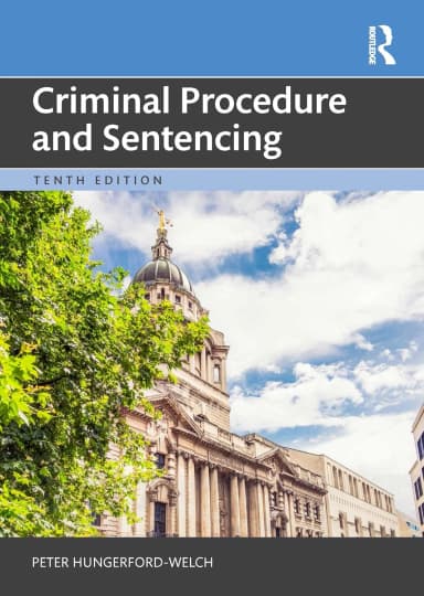 Image of - Criminal Procedure And Sentencing 10th Editiond | Paperback