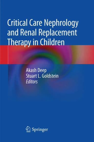 Image of - Critical Care Nephrology and Renal Placement Therapy In Children | Paperback