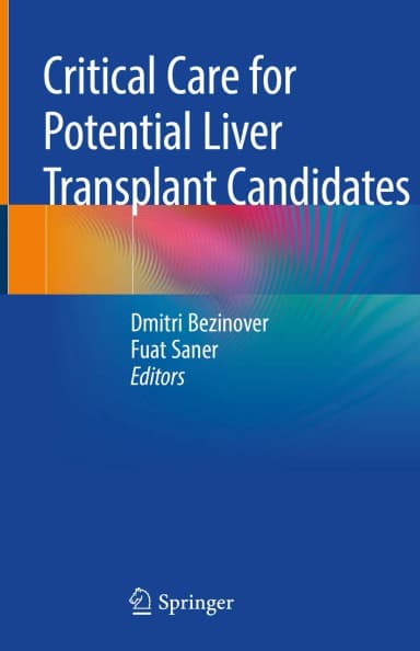 Image of - Critical Care for Potential Liver Transplant Candidates | Hardcover