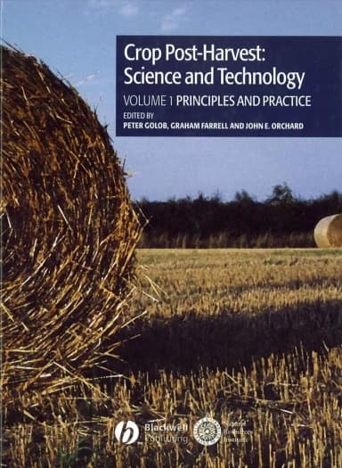 Image of - Crop Post-Harvest Science and Technology Principles and Practice Volume 1