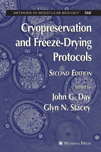 Image of - Cryopreservation and Freeze-Drying Protocols | 2nd Edition | Hardcover