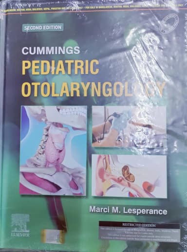 Image of - Cummings Pediatric Otolaryngology | 2nd Edition | Hardcover