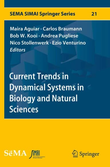 Image of - Current Trends In Dynamical Systems In Biology And Natural Sciences | Paperback