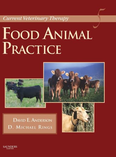 Image of - Current Veterinary Therapy Food Animal Practice | 5th Edition | Hardcover