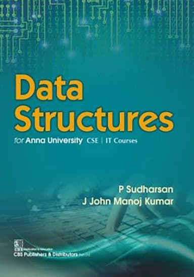 Image of - Data Structures For Anna University Cse/It Course | Paperback