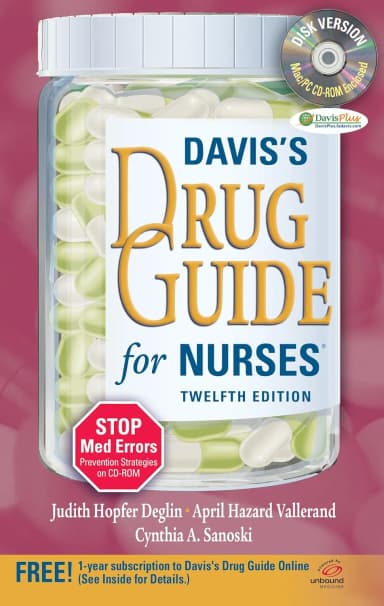 Image of - Davis's Drug Guide for Nurses | 12nd Edition | Paperback