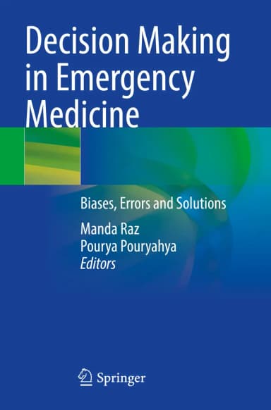 Image of - Decision Making In Emergency Medicine Biases Errors And Solutions | Paperback