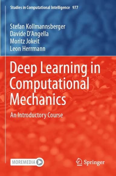 Image of - Deep Learning In Computational Mechanics An Introductory Course | Paperback