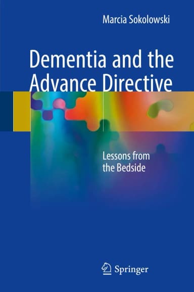 Image of - Dementia and the Advance Directive | Hardcover