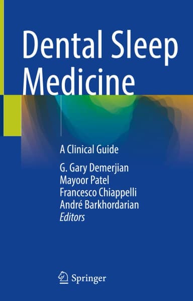 Image of - Dental Sleep Medicine A Clinical Guide | Hardcover