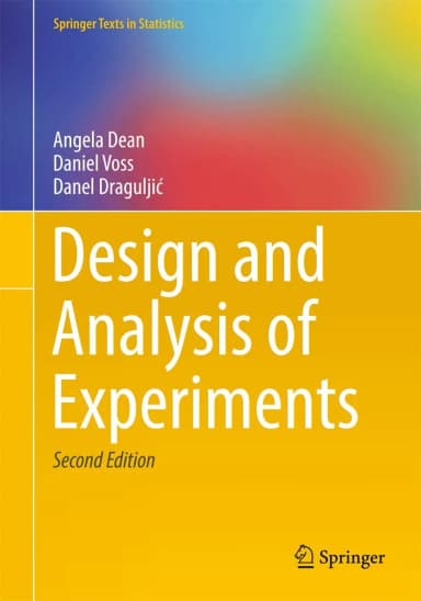 Image of - Design And Analysis Of Experiments 2nd Edition | Paperback