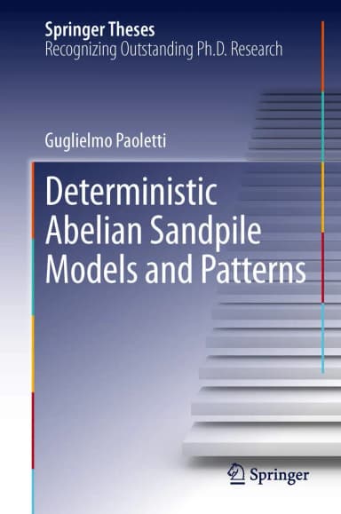 Image of - Deterministic Abelian Sandpile Models and Patterns | Hardcover