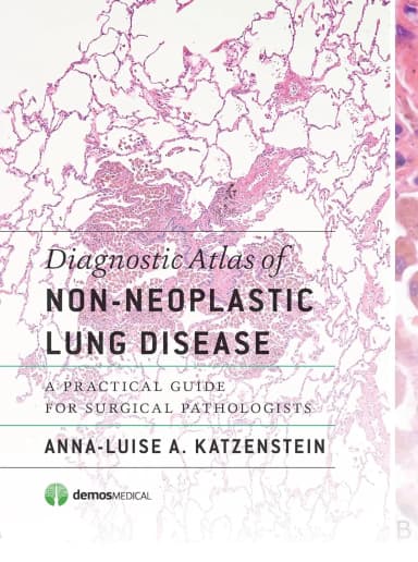 Image of - Diagnostic Atlas of Non-Neoplastic Lung Disease | Hardcover