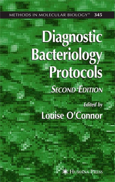 Image of - Diagnostic Bacteriology Protocols | 2nd Edition | Hardcover