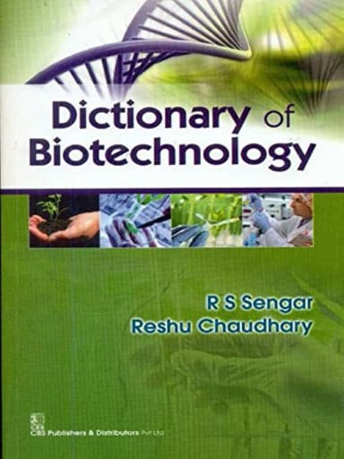 Image of - Dictionary of Biotechnology | Paperback