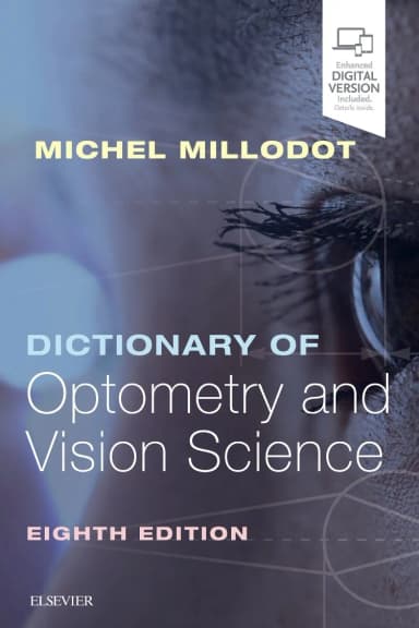Image of - Dictionary of Optometry and Vision Science | 8th Edition | Paperback