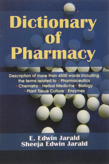 Image of - Dictionary of Pharmacy | Paperback