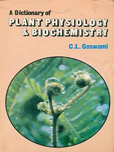 Image of - Dictionary of Plant Physiology and Biochemistry | Hardcover