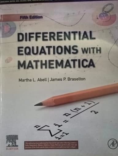 Image of - Differential Equations With Mathematica 5th Edition | Paperback
