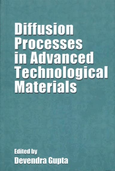 Image of - Diffusion Processes in Advanced Technological Materials | Hardcover