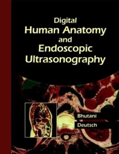 Image of - Digital Human Anatomy and Endoscopic Ultrasonography With CD | Hardcover