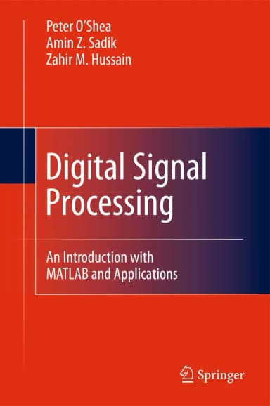 Image of - Digital Signal Processing An Introduction with MATLAB and Applications | Hardcover