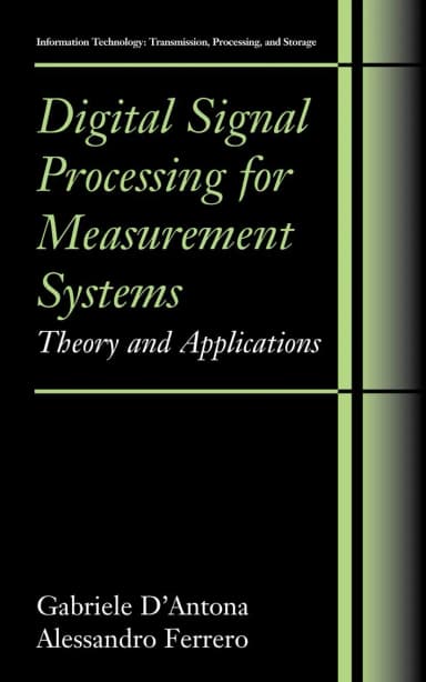 Image of - Digital Signal Processing for Measurement Systems Theory and Applicatons | Hardcover