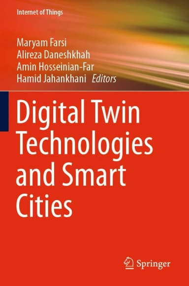Image of - Digital Twin Technologies And Smart Cities | Paperback