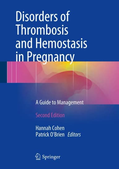 Image of - Disorders of Thrombosis and Hemostasis in Pregnancy | 2nd Edition | Hardcover